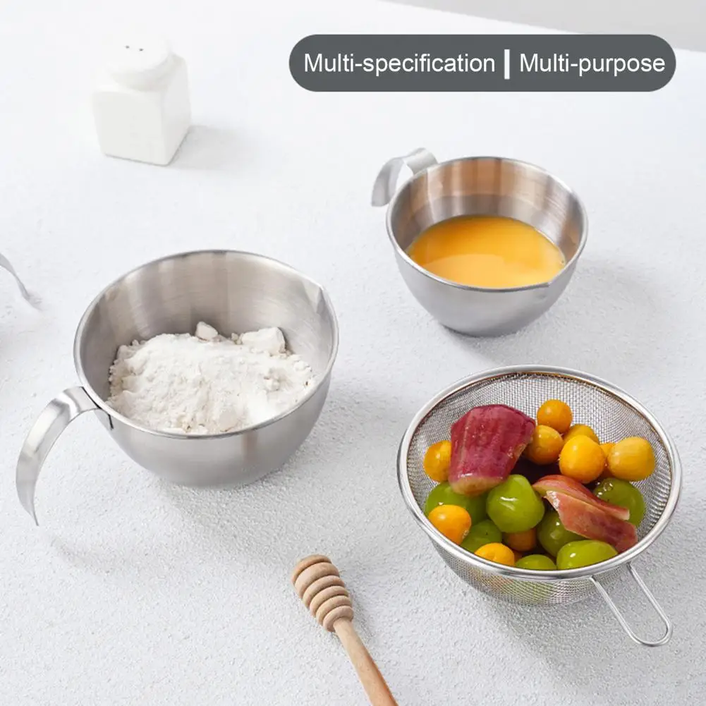 Food Grade Measuring Cup Cooking Measurement Cup 304 Stainless Steel Measuring Cup with Handle Scale Capacity for Precise