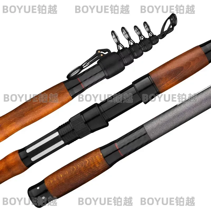 High Carbon Ice Fishing Rod Extra Hard Harpoon Style Long Casting Pole Full Set Gear for Giant Fish Winter Angling Equipment