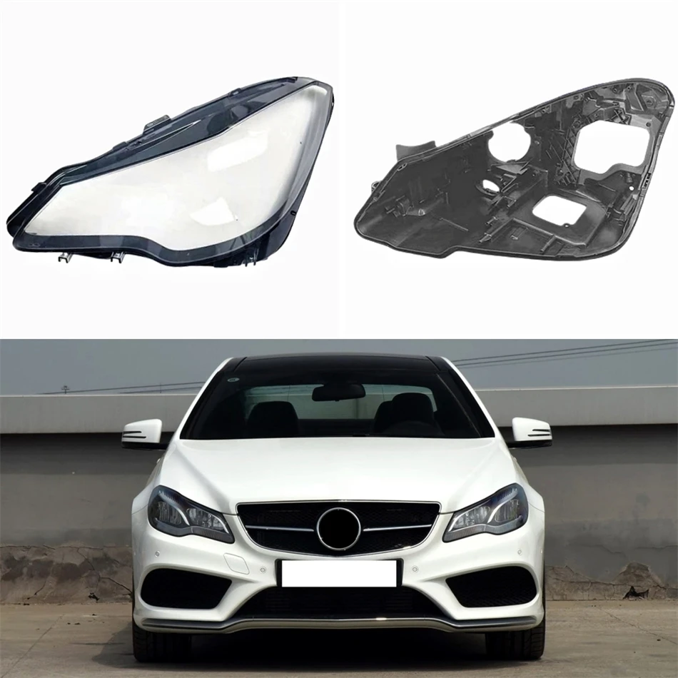 For Mercedes Benz E Class W207 2013 2014 2015 2016 Car Interior Spare Parts Base Head Lamp Shell Back Casing Glass Cover