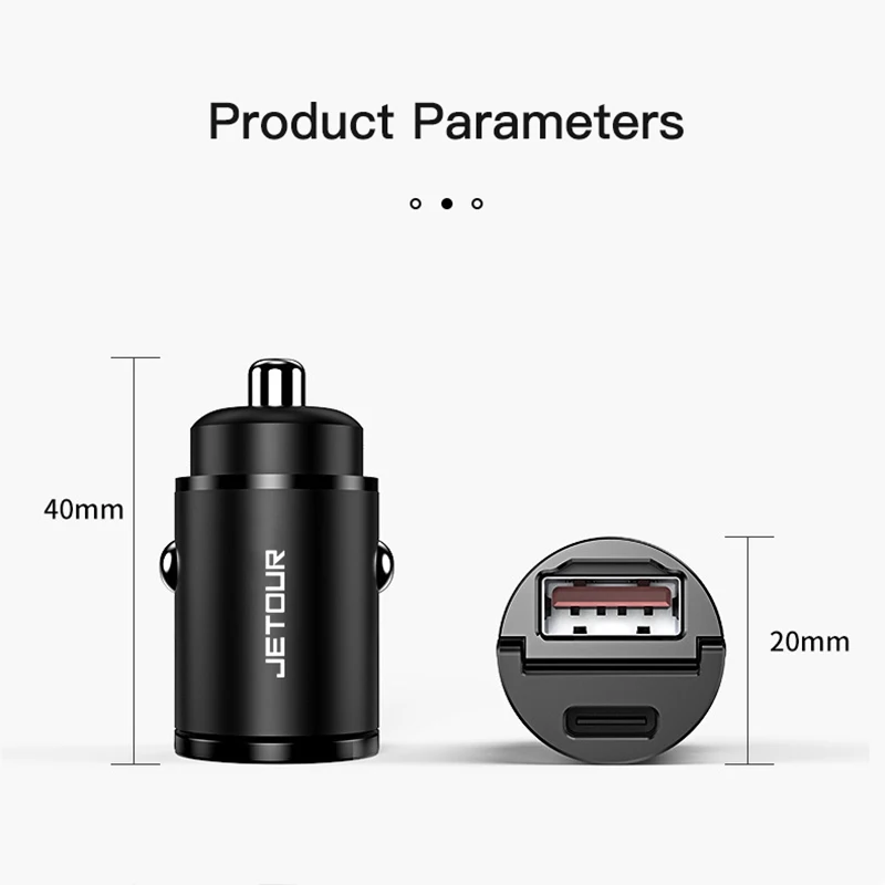 Car Fast Charger USB Type-C Ports Power Adapter Accessories For Jetour X70 X90 X70S PLUS Dashing X-1 X95 L6 i-DM