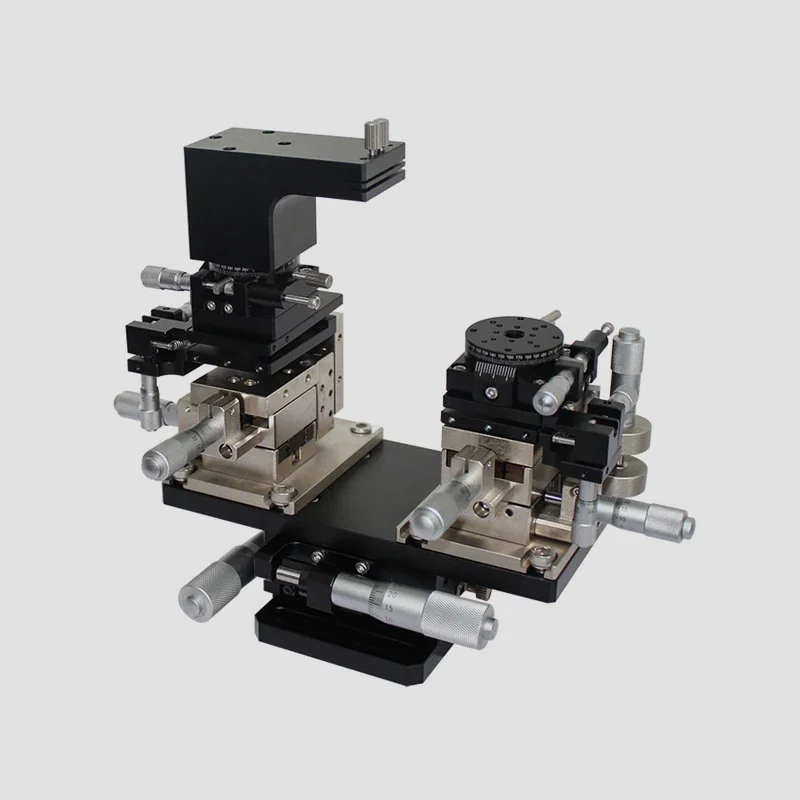 High Precision 5-Axis Microscope Slide Multi-Adjustment Stages Optics Instruments with Motion Control Systems