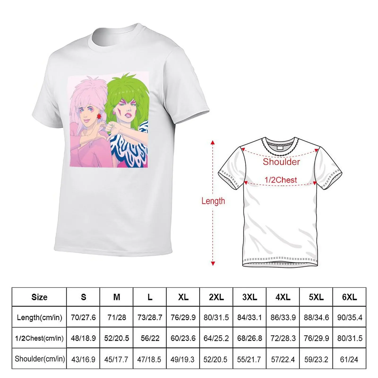K-Jem and Pizzazz - Heart T-Shirt oversized graphic tee Aesthetic clothing mens graphic t-shirts funny