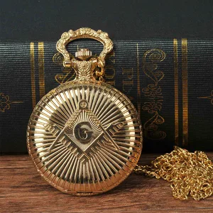 15 New Retro Fashion Styles Vintage 1Pcs Pocket Watch with Chain Metal Hollow Carving Pattern Pendant Chain Clock Birthday Gift