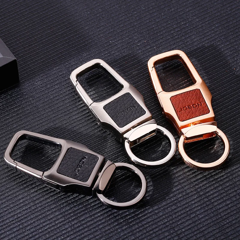 Jobon Car Keys Keychain Leather Keychain Luxury for Men Women Key Ring Holder Bag Pendant Best Gift for Jewelry Accessories