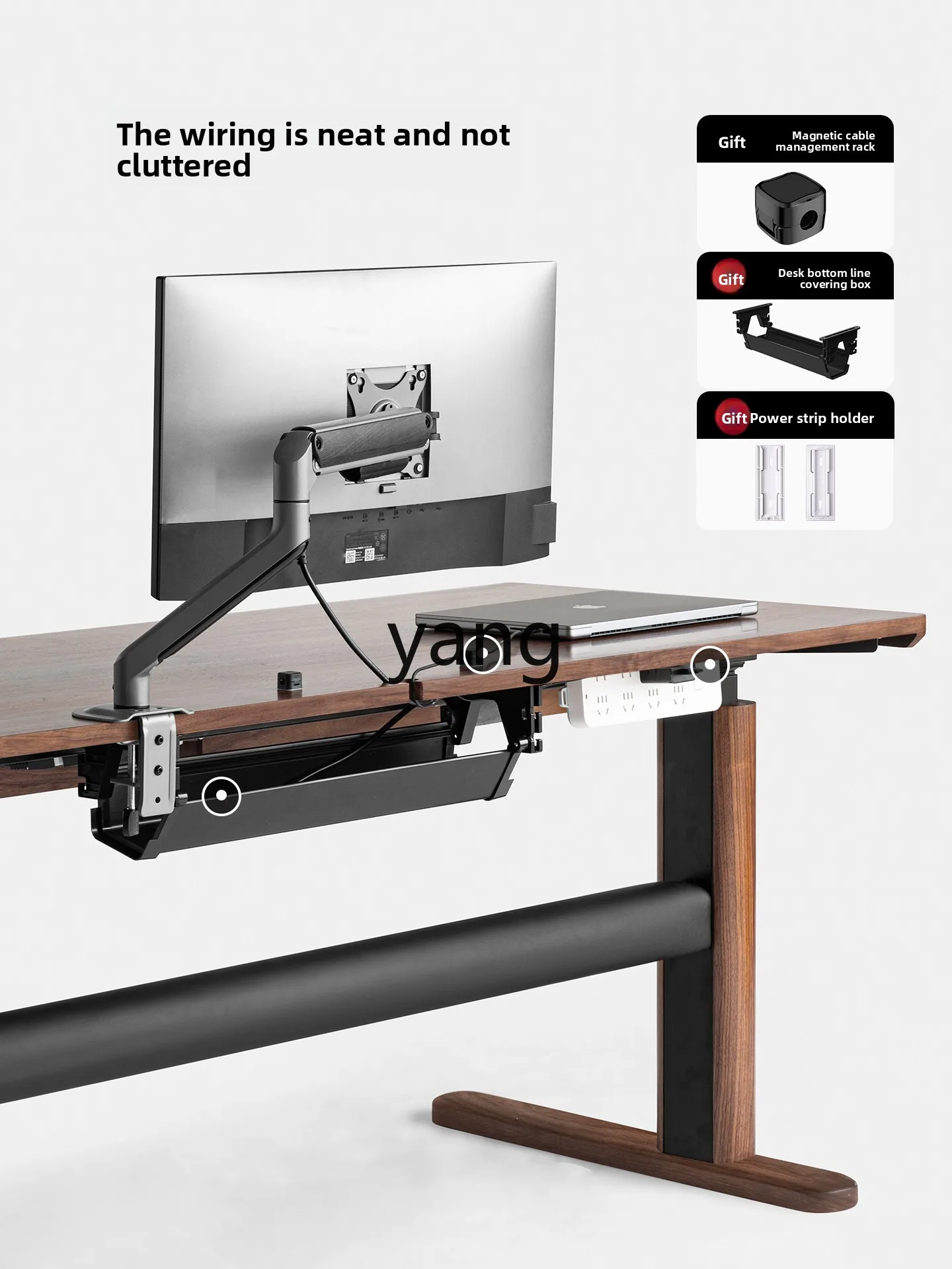 LZR North American black walnut electric desk solid wood lifting table electronic control table