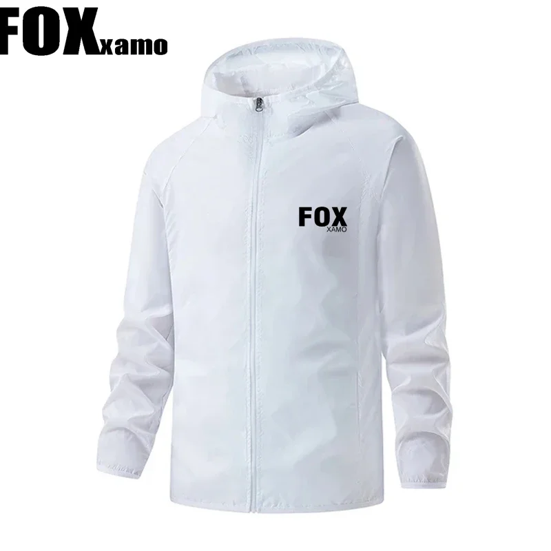 Fox Xamo Camping Waterproof Jacket Men Women Windbreaker Raincoat Rain Jacket Waterproof Hiking Cycling Clothes Sun Protection