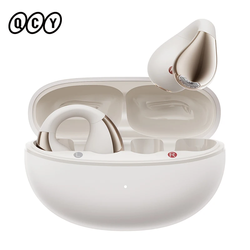 QCY Crossky C30 Draadloze Bluetooth 5.4 Oordopjes Oorklem TWS Sport Oordopjes Open Oor Dubbele Verbinding Waterdichte Hoofdtelefoon
