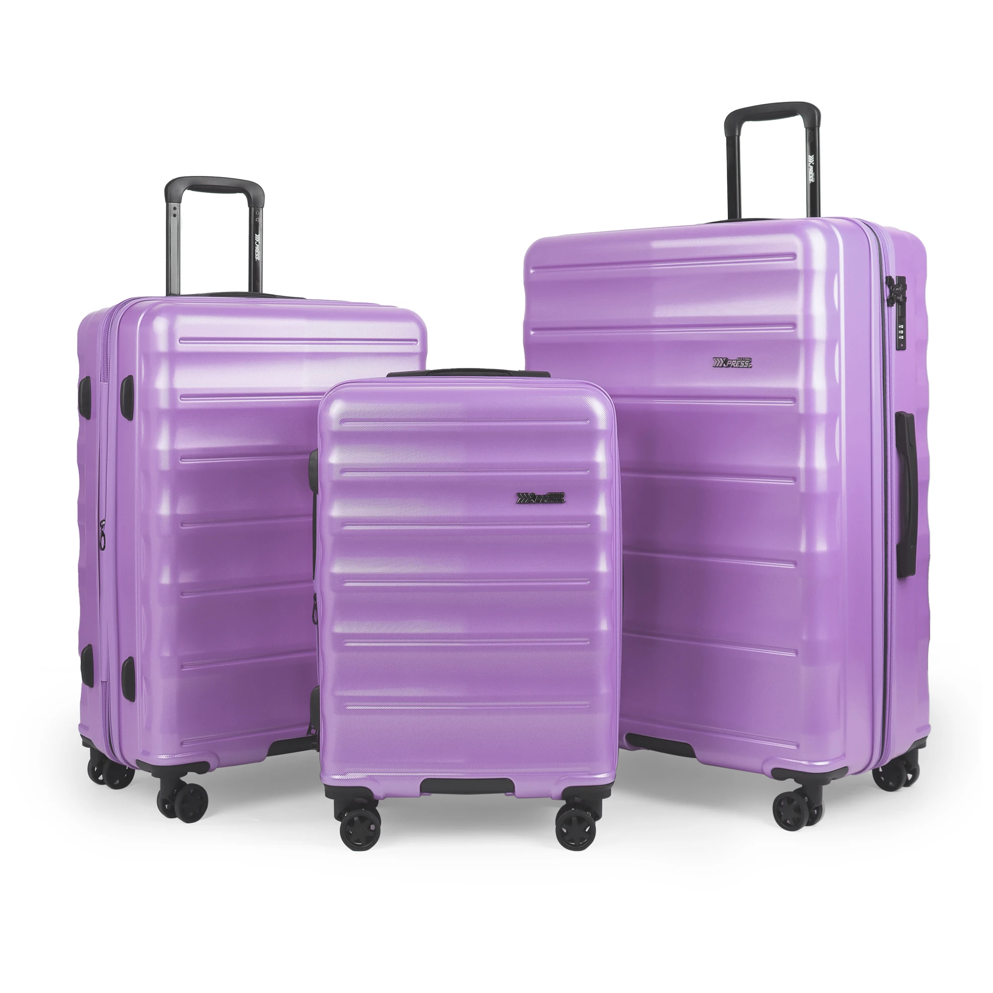 3-Piece Luggage Set Travel Lightweight Suitcases with Rolling Wheels w/TSA lock Family Travel Luggages Sets