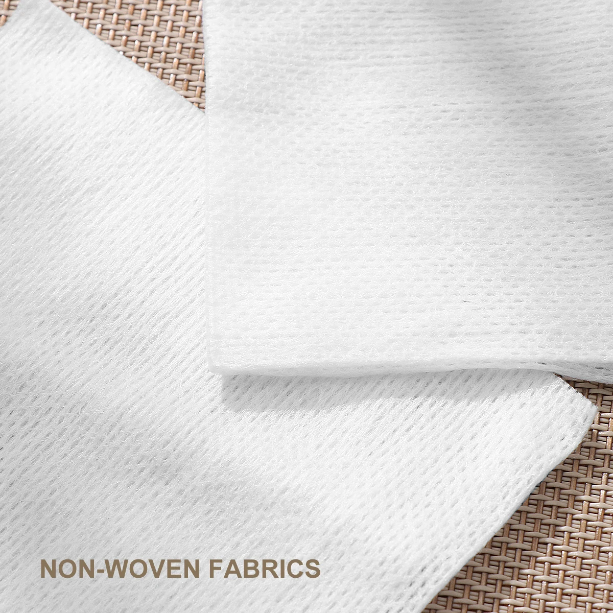 منصات مزيل ماكياج غير المنسوجة 100 قطعة ورق تنظيف الوجه المتاح ممسحة لينة لمستحضرات التجميل أداة إزالة طلاء الأظافر