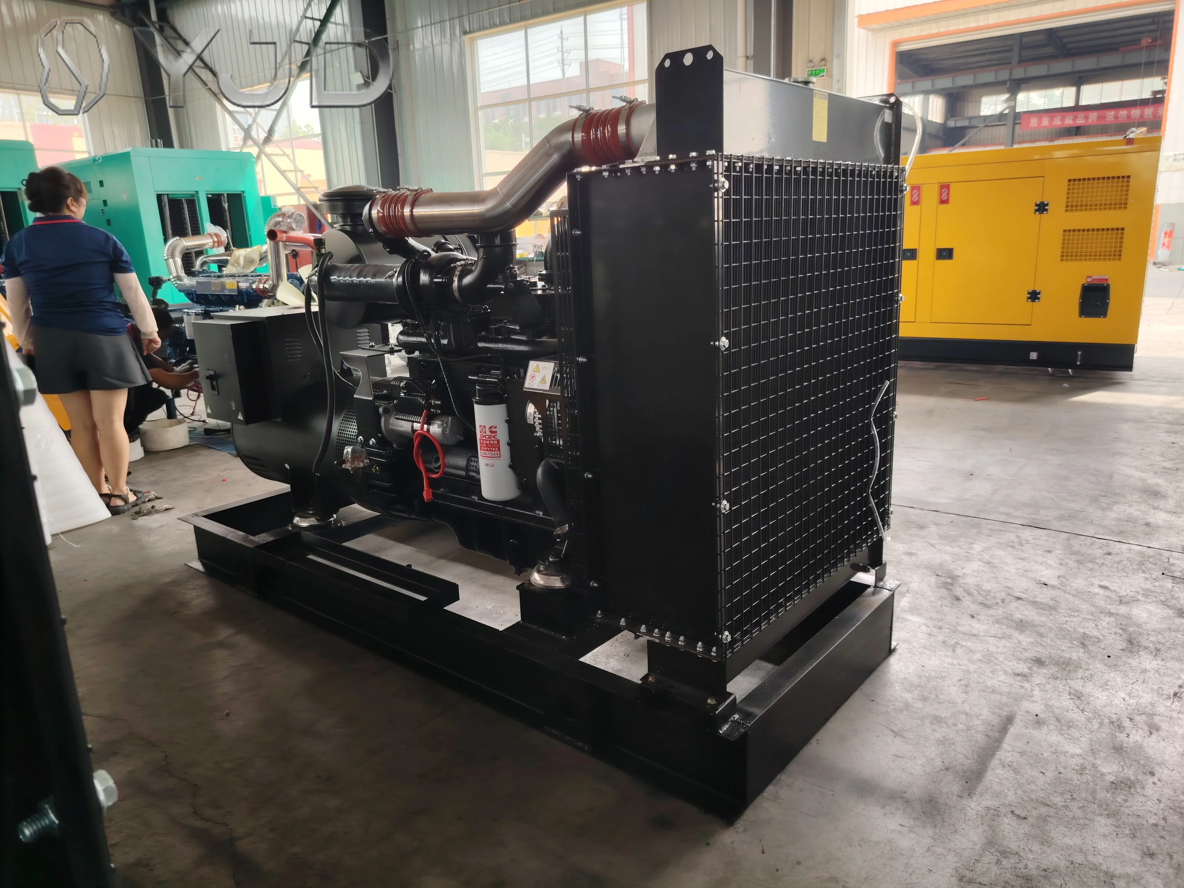 Diesel Generator 200kw Open Frame 1800 RPM 220V/380V 50/60Hz 24V DC Start Water Cooled Chongqing for Automation Switch