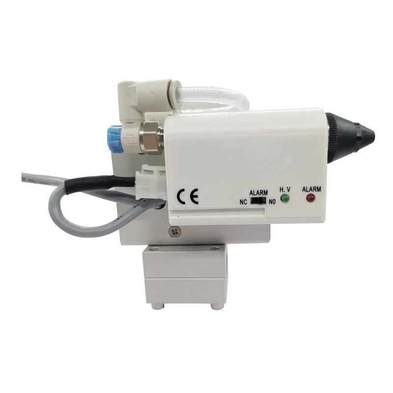 Infrared induction high frequency AC ion nozzle in addition to static ion nozzle production