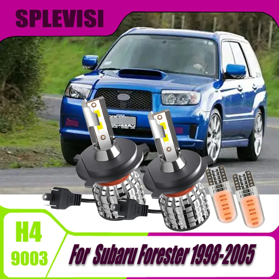 

No Dark Spot H4 9003 LED Headlight Bulbs High Low Beam 12000LM 12v For Subaru Forester 1998 1999 2000 2001 2002 2003 2004 2005