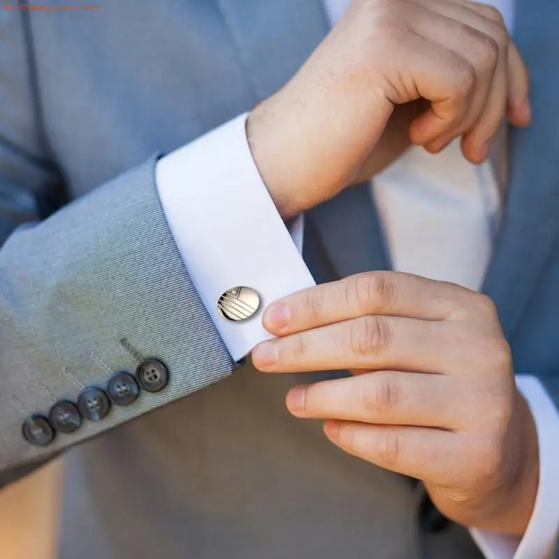 G92D Men’s Suit Cufflinks & Tie Clip Set Business Shirt Cuff Father’s Day Gift
