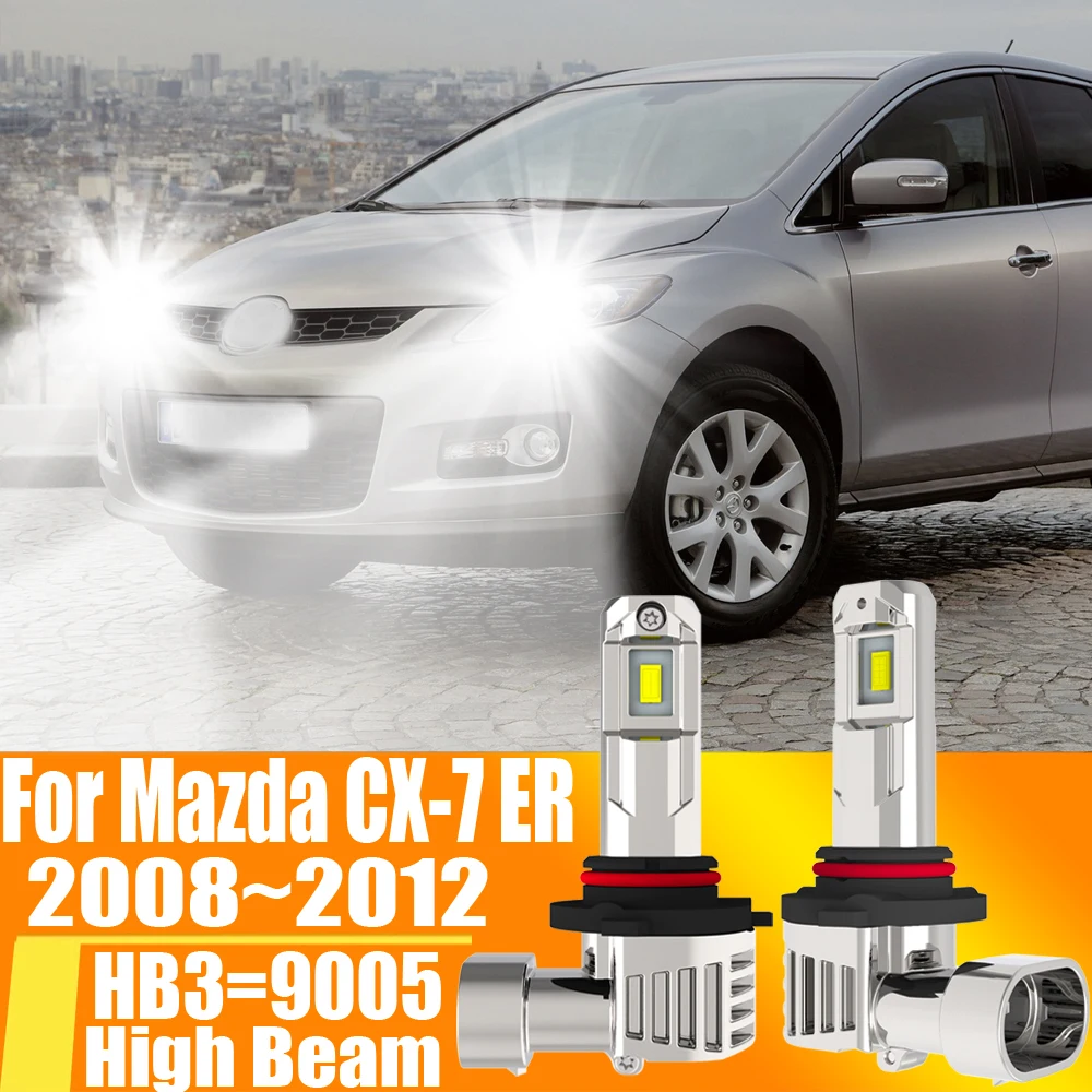 

2 шт. HB3 9005 светодиодные фары Canbu автомобильные лампы высокой мощности 6000K ксеноновые белые светодиодные лампы 12 В 55 Вт для Mazda CX7 CX-7 ER 2008 ~ 2012