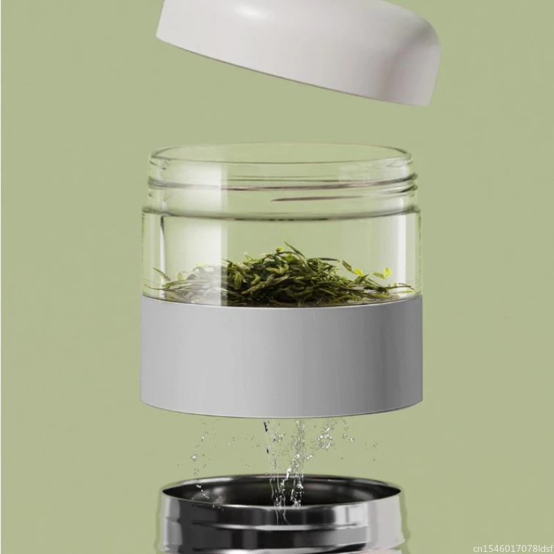 2022 Youpin качественная чайная сепарационная чашка, портативный термос, чашка 400 мл, Офисная чайная чашка для бизнеса, офиса, путешествий, студенческого общежития