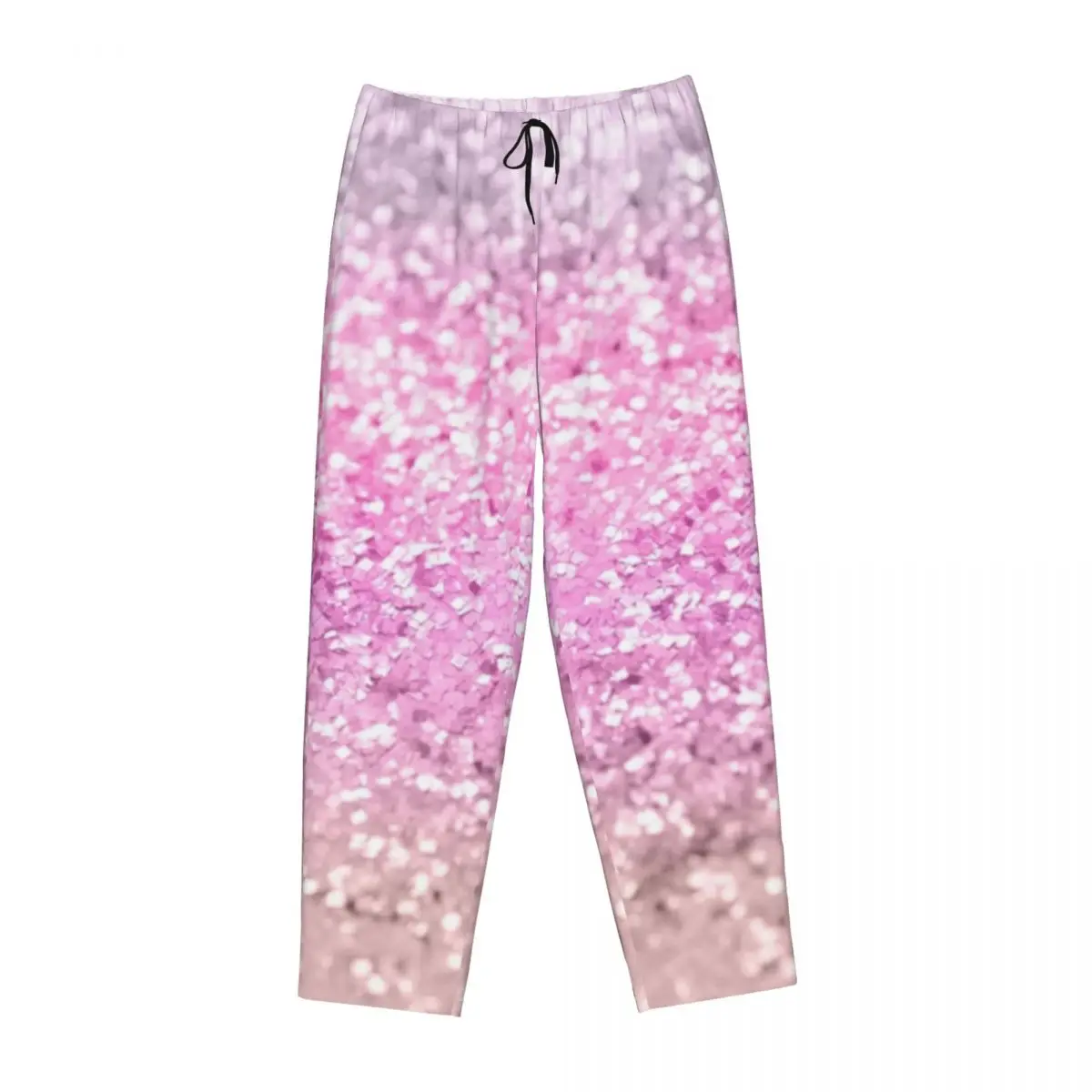 

Блестящие женские пижамные штаны с единорогом для девочек на заказ, одежда для сна с карманами для сна