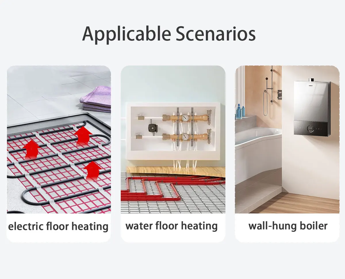 Imagem -06 - Tuya-termostato de Aquecimento Inteligente Wi-fi Elétrica Água Caldeira a Gás Temperatura Controle Remoto para o Google Home Alexa Alice