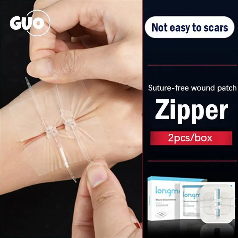 Wound Dressing Patches Zip Suture Reducer Band Aid Zipper Band-aid Painless Wound Closure Device Suture-free