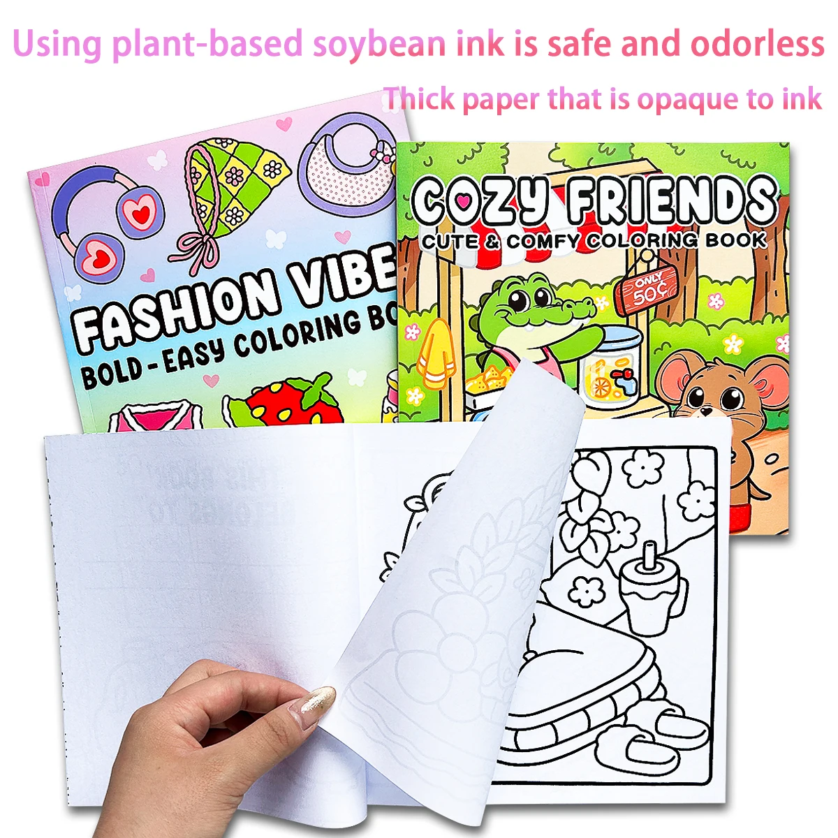

Children's Anxiety Relief Coloring Book - Cute, Comfortable Days, Multiple Themes: Stress Therapy Art and Bold Coloring Book