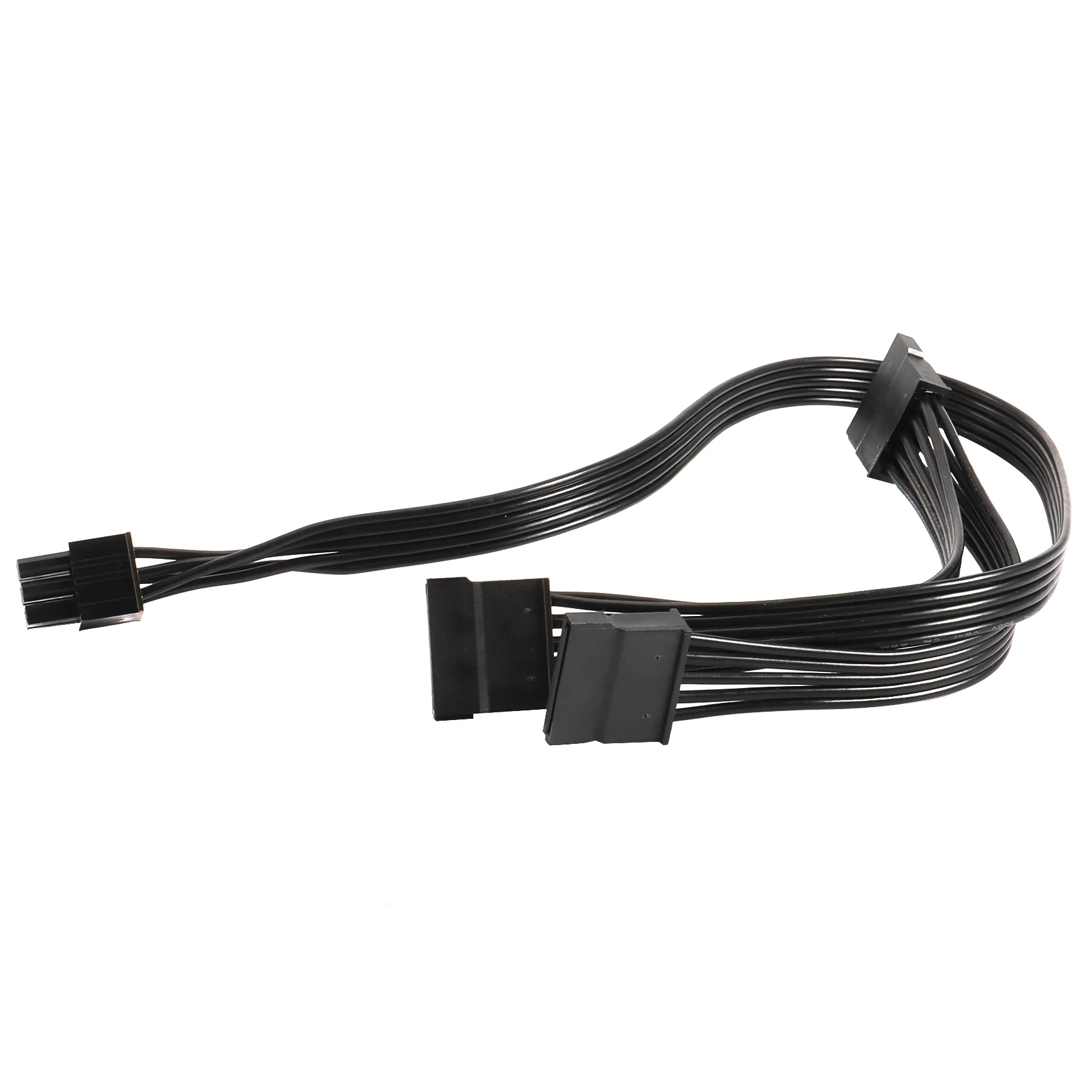 ABIU 2Pcs 6 Pin to 3X SATA Driver Power Cable for EVGA Supernova 650 750 850 1000 1600 2000 G2 G3 P2 T2 GS