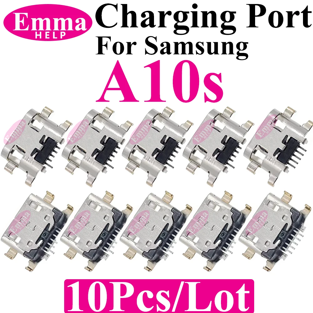 10Pcs Original Charging Port Dock Connector Socket for Samsung Galaxy A10s Micro USB Interface Replacement Repair Parts image 2