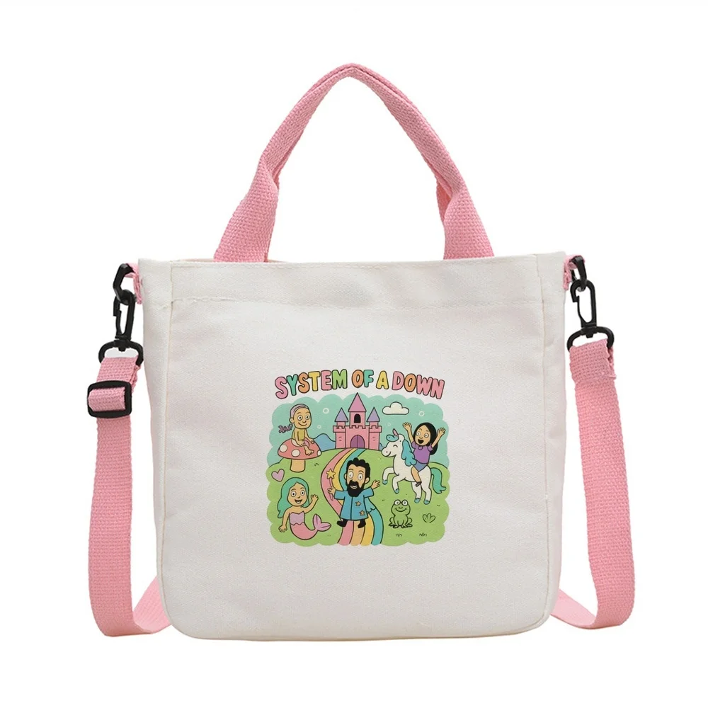 System of a Down tote bag y2k reusable shopping shopper grocery femme
