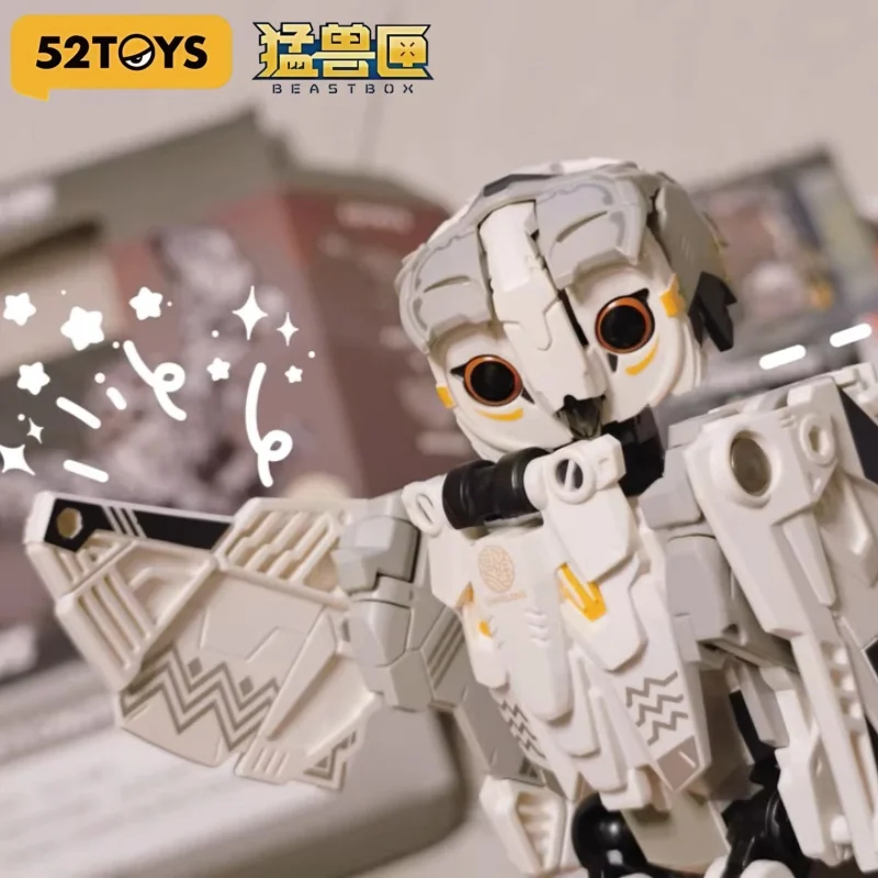 【Na Stanie 】 52toys Beast Box Chimelong Ośmiornica Dzikorowak Sowa Zabawka Transformująca się w Model Mobilny Modny Gadżet do Ręki