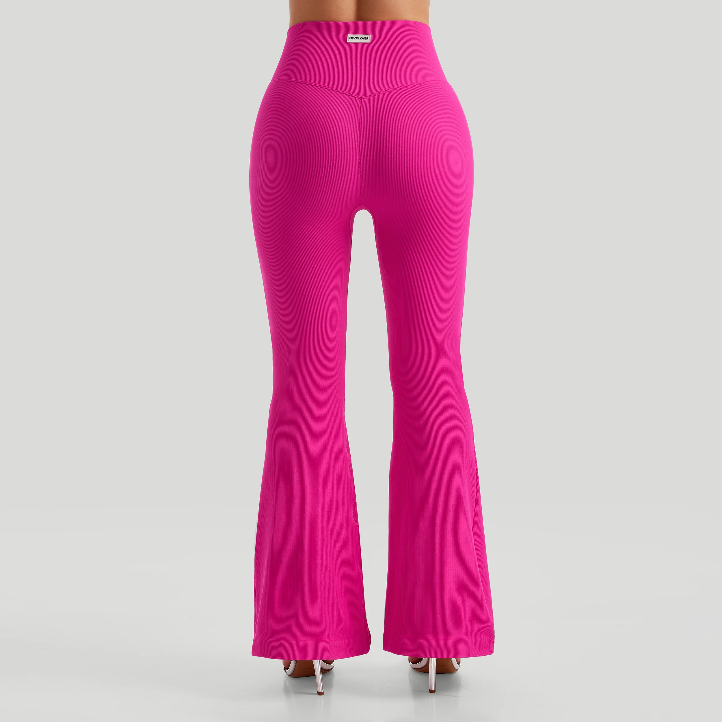 Slim High Waist Flared Leggings Bell Bottom Flare Tights Solid Hot Y2k Women Flared Pants  Fashion Streetwear Woman Slit Pants
