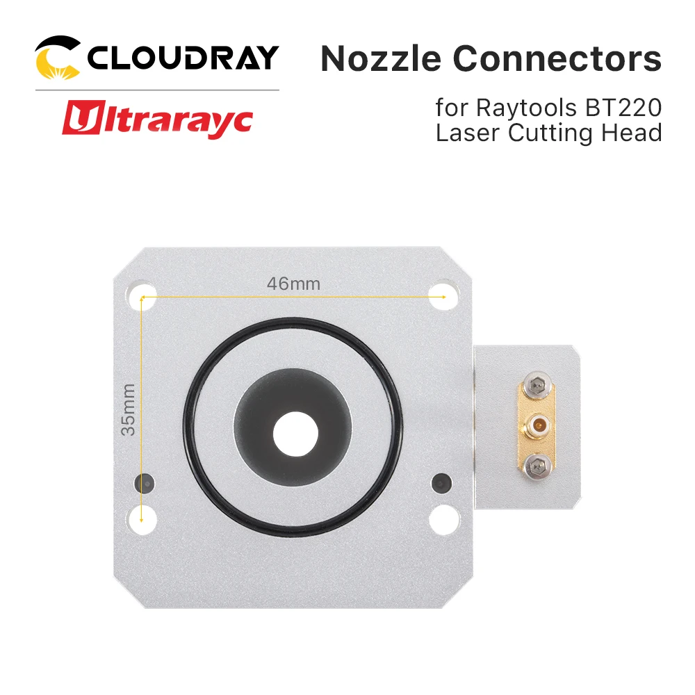 موصلات Ultrarayc Nozzler لـ raytool BT220 من الألياف القطع بالليزر رئيس السعة الاستشعار فوهة اتصال أجزاء الاستهلاكية