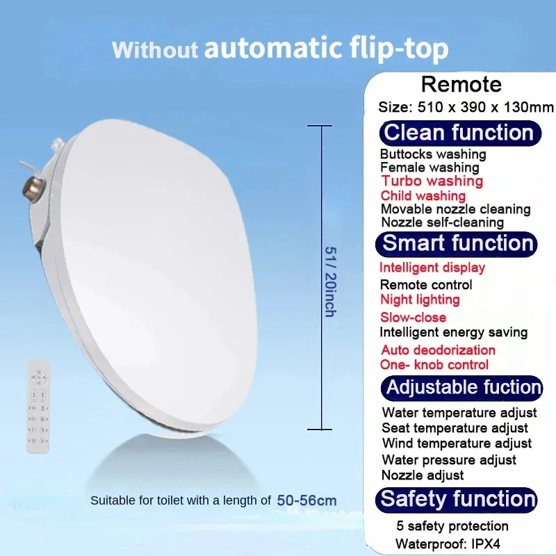 Smart Japanese Toilets Electric Bidet Toilet Seat Lid Toilet Bidet Cleaner