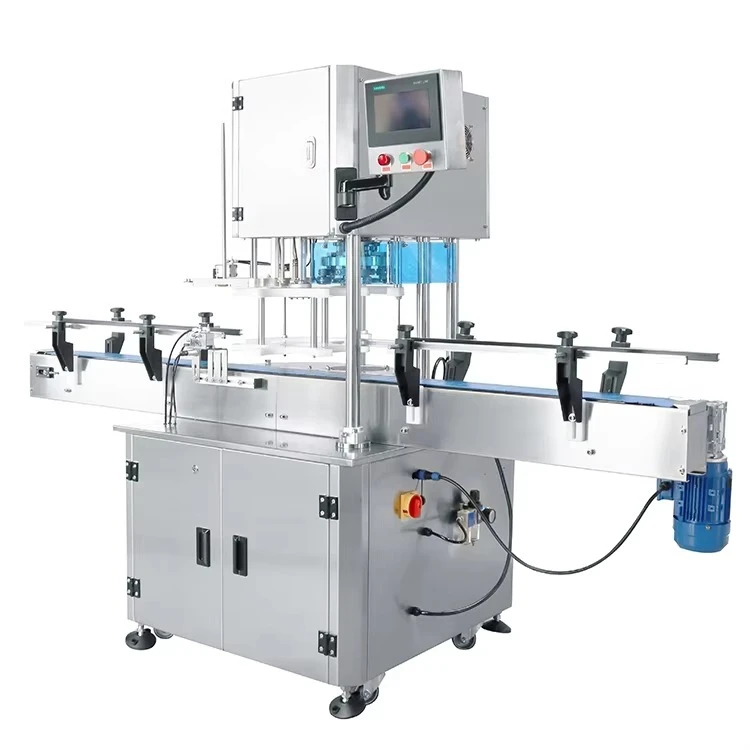 Fully Automatic Aluminium Can Round Packaging Sealing Machine Can Seamer Machine