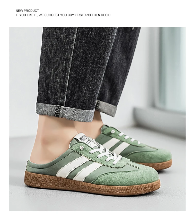 Modische Halbschuhe für Herren, Sommer-Slipper, große Größe 48, Herren-Freizeitschuhe, bequeme Slip-on-Sneaker für den Außenbereich, Herren-Mules – Detail 16