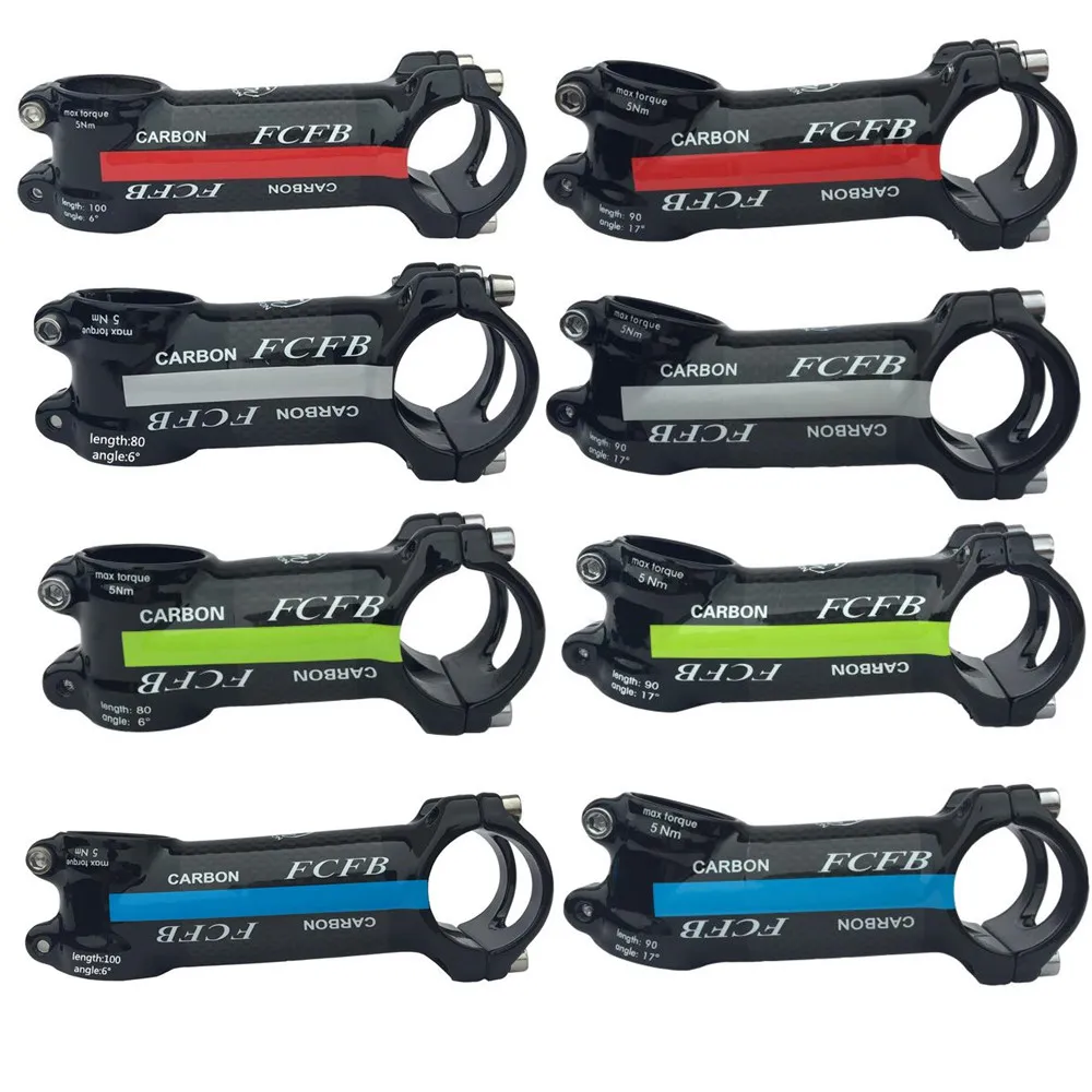 Cena specjalna FCFB węgla rower macierzystych drogowego/MTB aluminium węgla macierzystych kąt 6 kąt 17 rowerów jazda na rowerze widelec 28.6mm kierownica 31.8mm — zdjęcie 3