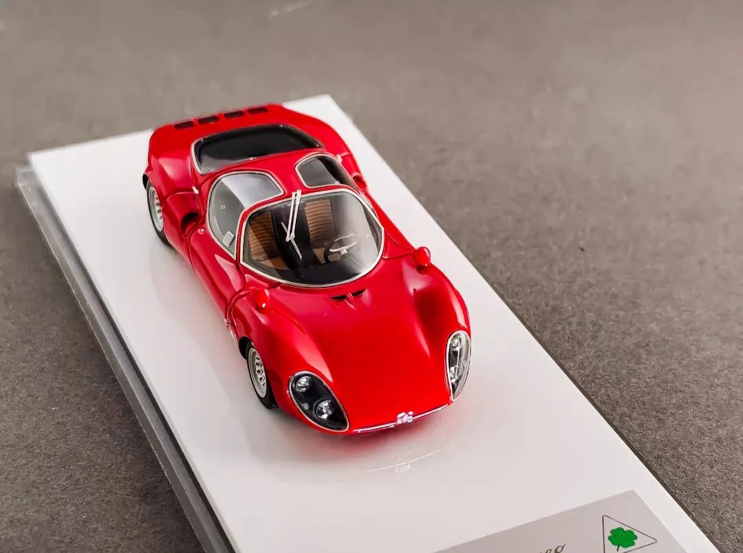 

DMH 1:64 Alfa Romeo TIPO 33 out of print resin simulated car model decoration gift for children
