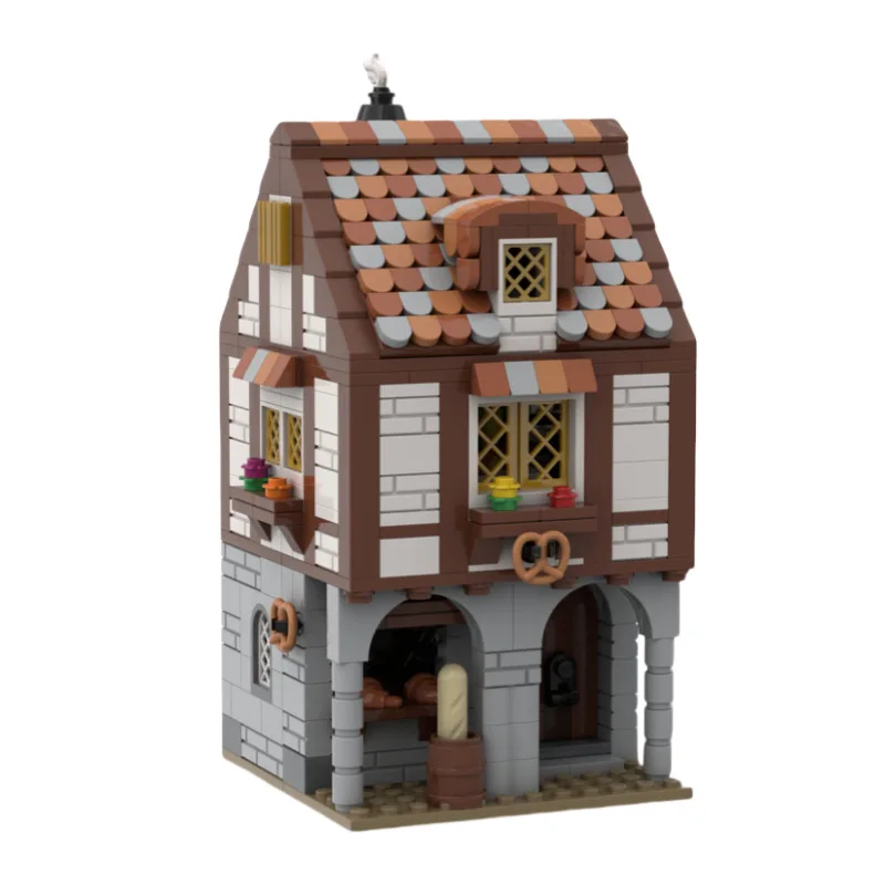 

Идеи Средневековая архитектура MOC City House Строительные блоки Игрушки для детей Развивающие подарки