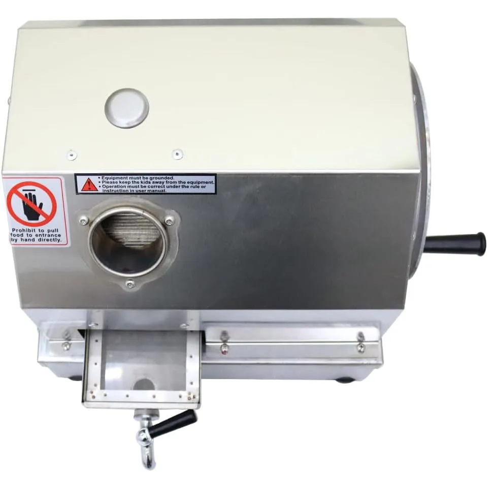 عصارة ضغط الزنجبيل اليدوية المصنوعة من الفولاذ المقاوم للصدأ مع 3 بكرات، عصارة ضغط قصب السكر التجارية مع ملعب قصب السكر