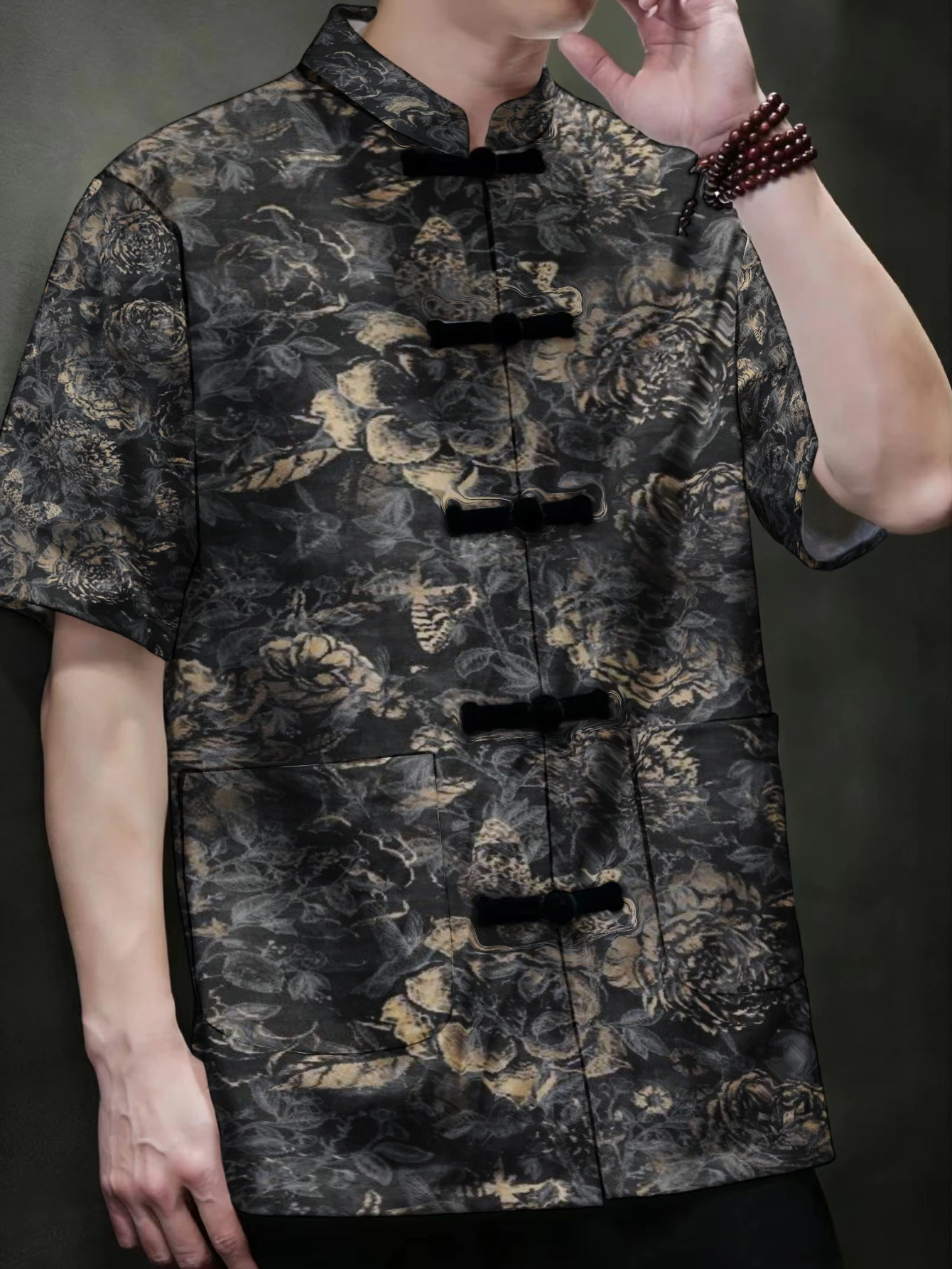 เสื้อเชิ้ตแขนสั้นสไตล์จีนโบราณ - Vintage Collectible Shop บทวิจารณ์และราคา