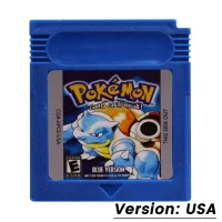 GBC Game Cartridge Pokemon Blue Crystal Gold Green Red Silver Yellow with Multi-language 16 Bit Video Game Console Card