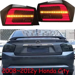 car bupmer tail light for Honda City taillight LED 2008~2012y car accessories DRL taillamp fog for Honda City rear light