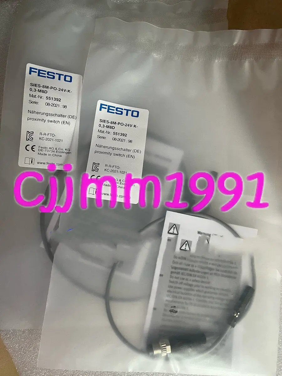 

1PC NEW Festo Sensor SIES-8M-PO-24V-K-0.3-M8D (551392) #JL