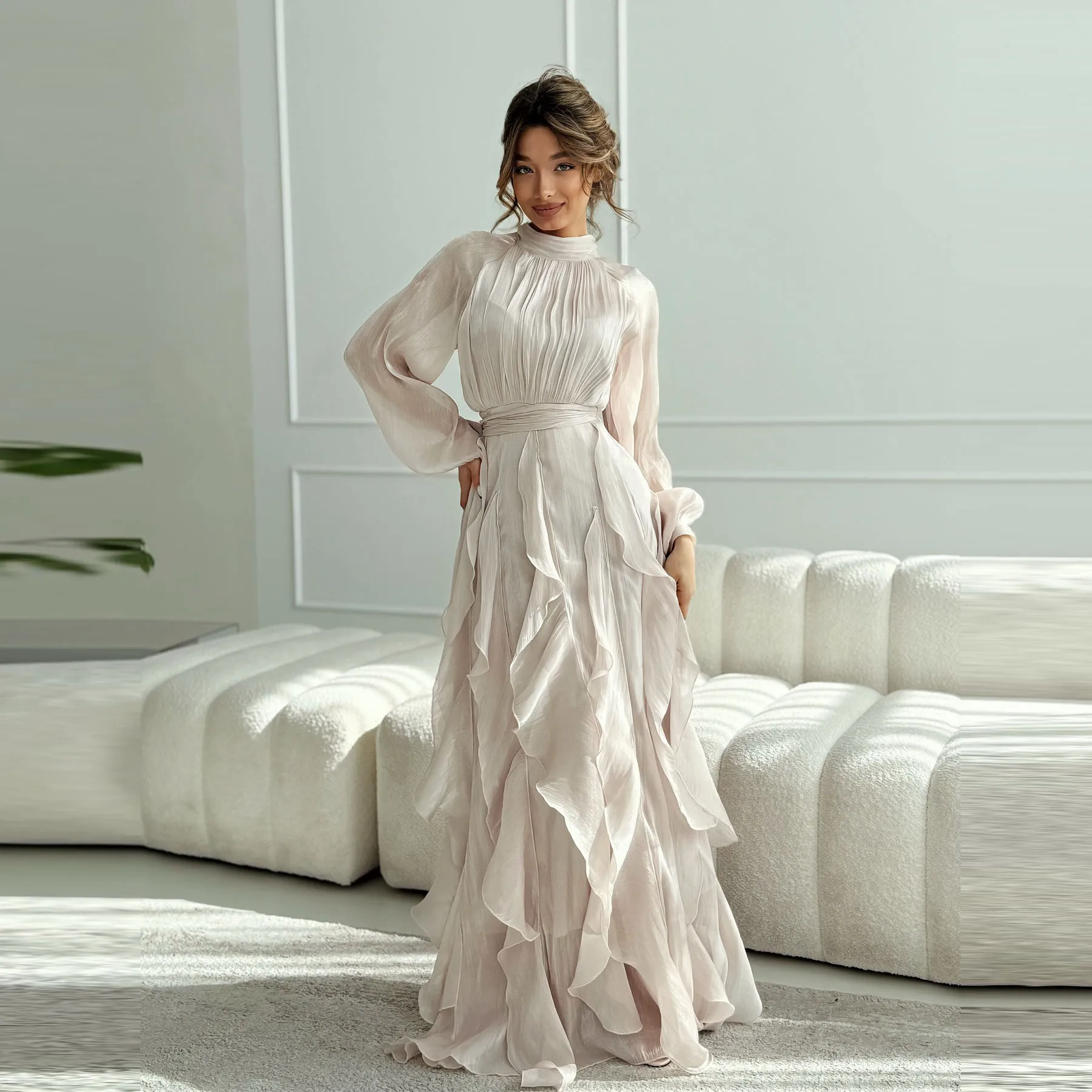 Elegant Ivory Long‑… - image