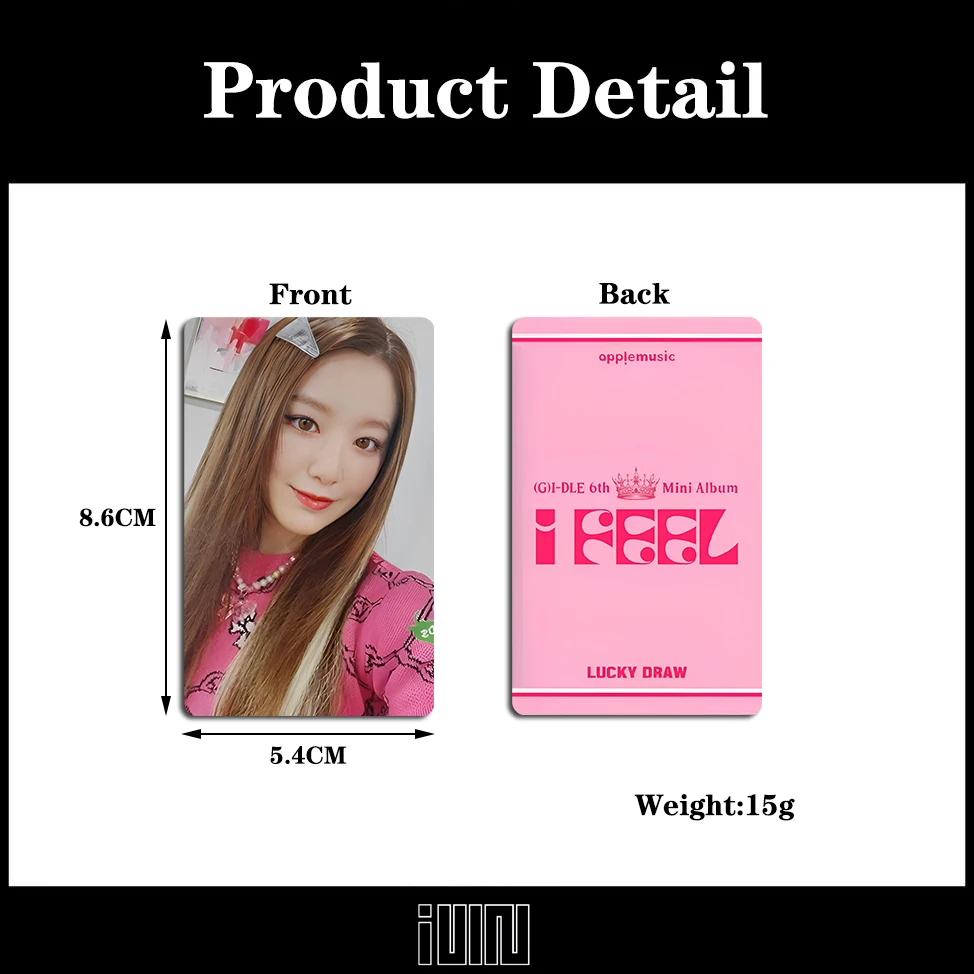 Gidle am1.0 bonus card Apple Music Lucky Draw Event