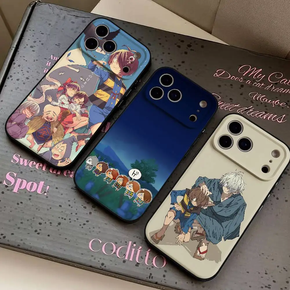 Comics G-Gegege No Kitaro Phone Case For IPhone 17 16 15 14 13 12 11 X XR XS Plus Pro Max Mini Soft Black Cover