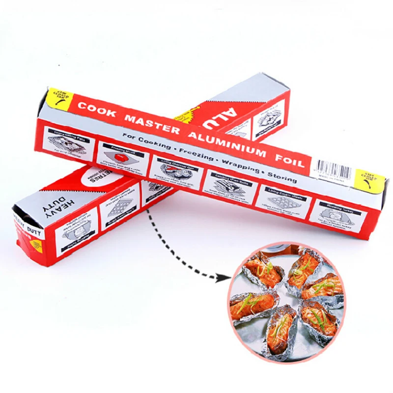 3.8-meter oven special tinfoil barbecue aluminum foil barbecue paper kitchen baking utensils oven tinfoil oil paper