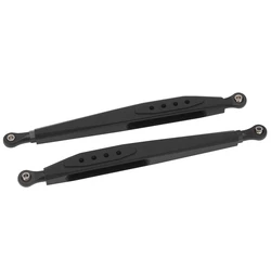 2Pcs Metal Rear Trailing Arm Swing Linkage Link Rod Pull Rod for AXIAL RBX10 Ryft 1/10 RC Crawler Upgrade Parts,Black