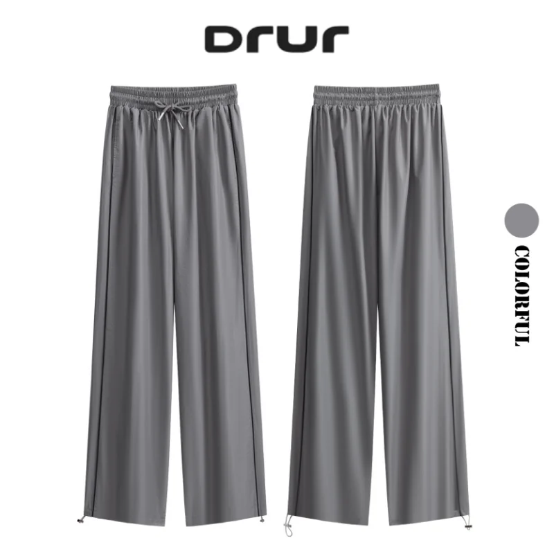 

Быстросохнущие легкие брюки для бега DRUR, дышащие спортивные спортивные штаны с высокой талией, женские тренировочные брюки для тренировок