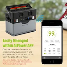 Portable Pure Sine Wave Power Station 300W #4