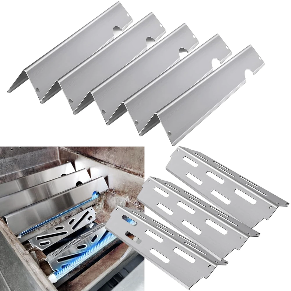 

Stainless Steel Heat Reflector and For Flavorizer Bar Set for Weber For Genesis II Grill Models E 310 E 330 E 335