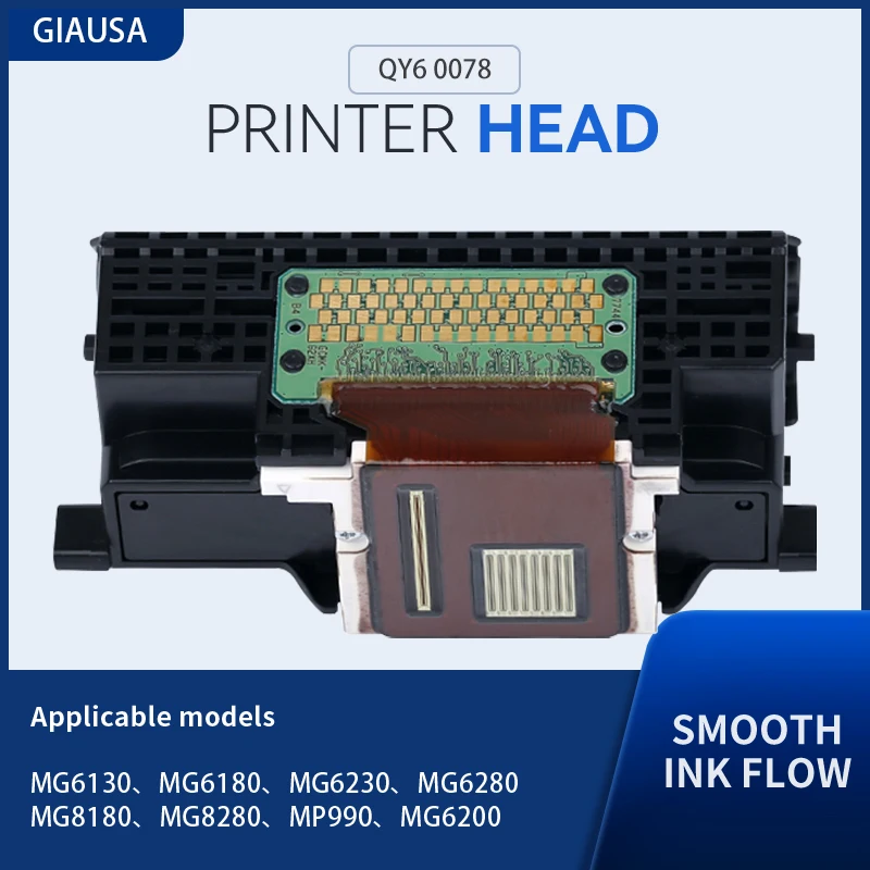 QY6-0078 Printhead For Canon MG8280 MP990 MG6200 MG6820 Printer Head QY6 0078 Print Head MG6130 MG6180 MG6230 MG6280 MG8180