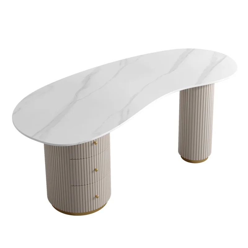 Medical beauty consultation table reception negotiation beauty salon desk home modern simple Internet celebrity light luxury roc